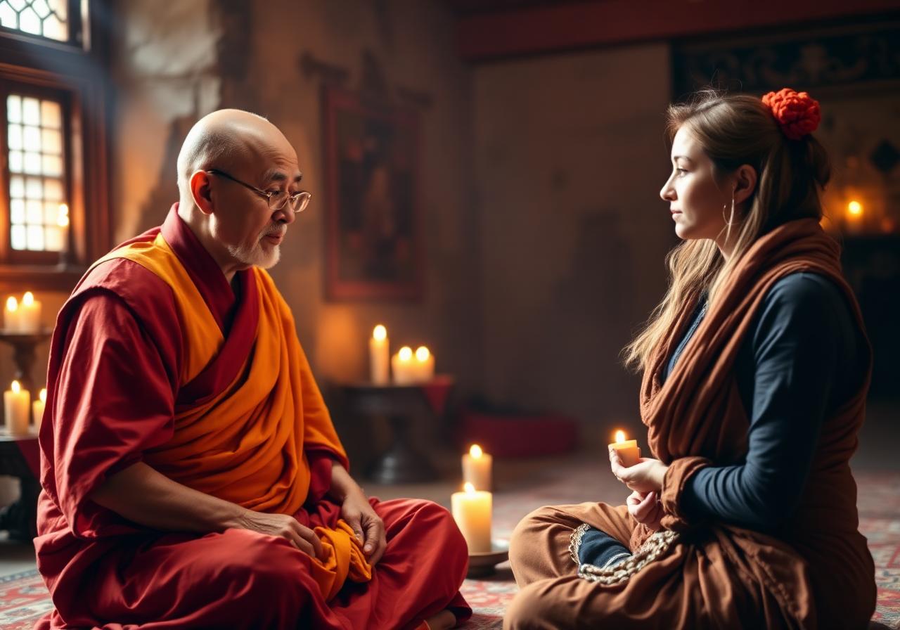 Quiet contemplative morning practice